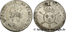 LOUIS XIV "THE SUN KING"
Type : Demi-écu aux insignes 
Date : 1702 
Mint name / Town : Tours 
Metal : silver 
Millesimal fineness : 917  ‰
Diameter : ...