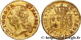 LOUIS XVI
Type : Louis d'or dit "aux écus accolés" 
Date : 1786 
Mint name / Town : Nantes 
Quantity minted : 827986 
Metal : gold 
Millesimal finenes...