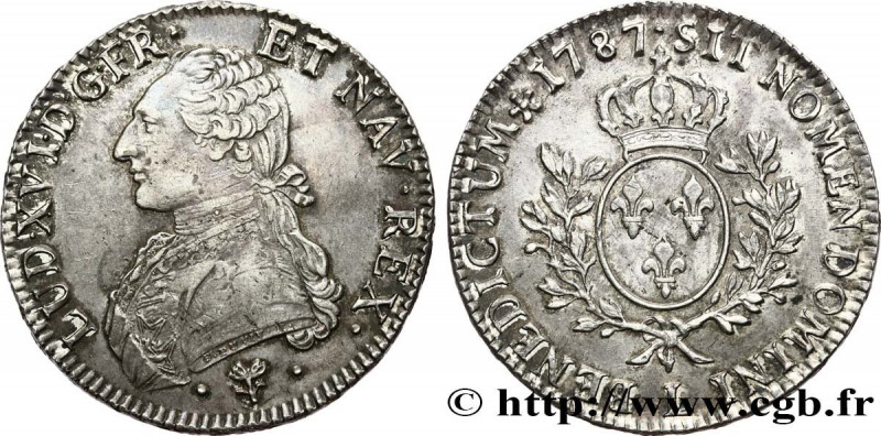 LOUIS XVI
Type : Écu dit "aux branches d'olivier" 
Date : 1787 
Mint name / Town...