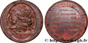 REVOLUTION COINAGE / CONFIANCE (MONNAIES DE…)
Type : Monneron de 5 sols au serment (An III) 
Date : 1791 
Mint name / Town : Birmingham, Soho 
Metal :...