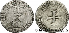 BRITTANY - DUCHY OF BRITTANY - JOHN V 
Type : Blanc à la targe 
Date : c. 1430-1440 
Date : n.d. 
Mint name / Town : Redon ? 
Metal : billon 
Diameter...