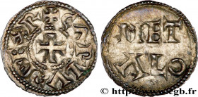 POITOU - COUNTY OF POITOU - COINAGE IMMOBILIZED IN THE NAME OF CHARLES II THE BALD
Type : Denier 
Date : c. 1050-1150 
Date : n.d. 
Mint name / Town :...