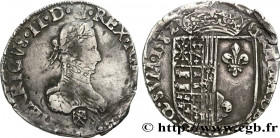 NAVARRE - KINGDOM OF NAVARRE - HENRY III
Type : Franc 
Date : 1582 
Mint name / Town : Saint-Palais 
Metal : silver 
Diameter : 33  mm
Orientation die...
