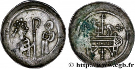 ALSACE - CITY OF STRASBOURG
Type : Denier 
Date : (c. 1150-1170) 
Date : n.d. 
Metal : silver 
Diameter : 16,5  mm
Orientation dies : 7  h.
Weight : 0...