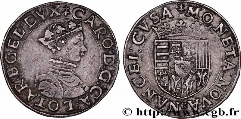 DUCHY OF LORRAINE - CHARLES III THE GREAT DUKE
Type : Teston, buste juvénile 
Da...