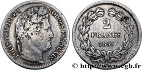 LOUIS-PHILIPPE I
Type : 2 francs Louis-Philippe 
Date : 1833 
Mint name / Town : La Rochelle 
Quantity minted : 22252 
Metal : silver 
Millesimal fine...
