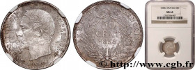 SECOND EMPIRE
Type : 50 centimes Napoléon III, tête nue 
Date : 1858 
Mint name / Town : Paris 
Quantity minted : 5.556.511 
Metal : silver 
Millesima...