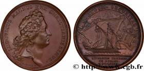 LOUIS XIV "THE SUN KING"
Type : Médaille, construction de quinze galères au Havre 
Date : 1690 
Mint name / Town : Paris, Moulin du Louvre 
Metal : co...