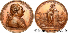 LOUIS XVI
Type : Médaille de la ville de Paris - J. S. Bailly maire 
Date : 1789 
Mint name / Town : 75 - Paris 
Metal : bronze 
Diameter : 53  mm
Eng...