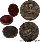 SECOND EMPIRE
Type : Boite médaille, Prince Jérôme Napoléon, Exposition Universelle 
Date : 1855 
Metal : copper 
Diameter : 84  mm
Weight : 86,79  g....