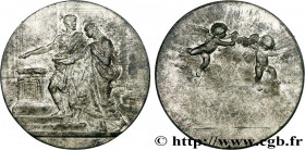 LOVE AND MARRIAGE
Type : Médaille de mariage, épreuve en étain 
Date : n.d. 
Metal : tin 
Diameter : 40,5  mm
Engraver : Daniel Dupuis (1849-1899) 
We...