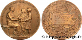 III REPUBLIC
Type : Médaille de récompense, Ministère de l’Instruction publique 
Date : 1897 
Metal : bronze 
Diameter : 50,5  mm
Engraver : ROTY Osca...
