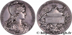 III REPUBLIC
Type : Médaille parlementaire, VIIe législature, Julien Dumas 
Date : 1898 
Metal : silver 
Diameter : 50  mm
Engraver : Max BOURGEOIS 
W...
