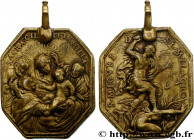 RELIGIOUS MEDALS
Type : Médaille, Sainte Famille 
Date : n.d. 
Metal : bronze 
Diameter : 56  mm
Weight : 40,62  g.
Edge : lisse 
Puncheon : sans poin...