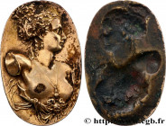 ART, PAINTING AND SCULPTURE
Type : Médaille, Buste féminin, tirage uniface 
Date : n.d. 
Metal : bronze 
Diameter : 53,5  mm
Weight : 8,49  g.
Edge : ...