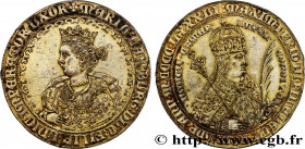 HOLY ROMAN EMPIRE - MAXIMILIAN I - KEMPTEN
Type : Médaille de mariage 
Date : (1486) 
Metal : copper 
Diameter : 49,5  mm
Weight : 15,60  g.
Edge : li...