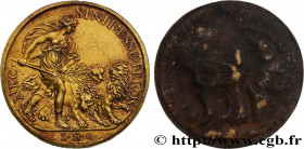 SWEDEN - KINGDOM OF SWEDEN - CHRISTINA OF SWEDEN
Type : Médaille, Nec Sinit esse Feros, tirage uniface du revers 
Date : n.d. 
Metal : gilt copper 
Di...