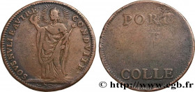 CORPORATIONS
Type : GRAINIERS - MARCHANDS ET PORTEURS DE GRAINS 
Date : n.d. 
Metal : red copper 
Diameter : 28,5  mm
Orientation dies : 6  h.
Weight ...