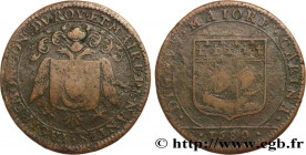 NANTES (ALDERMANS AND MAYORS OF...)
Type : Jacques Frémon, sieur du Bouffray et des Croix 
Date : 1680 
Metal : copper 
Diameter : 26  mm
Orientation ...