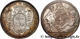 LYON AND THE LYONNAIS AREA (JETONS AND MEDALS OF...)
Type : Échevin de Lyon - Laurent AUDRA 
Date : 1771 
Metal : silver 
Diameter : 30  mm
Orientatio...