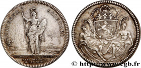 MEDICINE - MEDICAL SOCIETIES - DOCTORS
Type : Récompense du Consulat au Bureau de la santé 
Date : 1723 
Metal : silver 
Diameter : 30,5  mm
Orientati...