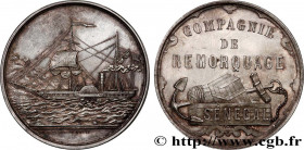 FRENCH AFRICA - SENEGAL
Type : Compagnie de remorquage 
Date : (1860-1879) 
Date : n.d. 
Mint name / Town : Paris 
Metal : silver 
Diameter : 36,5  mm...