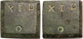 HENRY III
Type : Poids monétaire pour le franc de forme carré 
Date : n.d. 
Metal : brass 
Diameter : 18  mm
Orientation dies : 12  h.
Weight : 13,59 ...