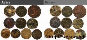 LOTS
Type : Lot de jetons à identifier 
Date : n.d. 
Metal : copper 
Diameter : 31,5  mm
Orientation dies : 6  h.
Weight : 44  g.
Edge : lisse 

Grade...