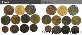 LOTS
Type : Lot de jetons à identifier 
Date : n.d. 
Metal : copper 
Diameter : 31,5  mm
Orientation dies : 6  h.
Weight : 44  g.
Edge : lisse 

Grade...