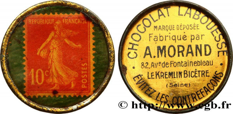 POSTAGE STAMPS AS CURRENCY
Type : Timbre 10 Centimes 
Date : n.d. 
Mint name / T...