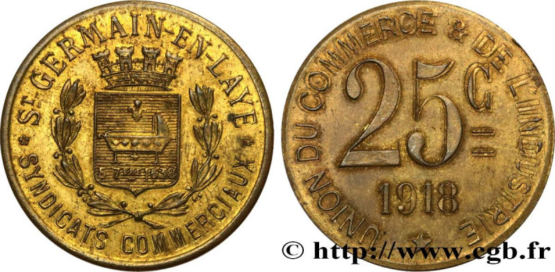 GROUP OF TRADERS AND INDUSTRIALS
Type : ESSAI 25 Centimes 
Date : 1918 
Mint nam...