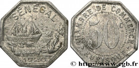 FRENCH AFRICA - SENEGAL
Type : 50 Centimes Chambre de Commerce de Rufisque 
Date : 1920 
Quantity minted : - 
Metal : aluminium 
Diameter : 24,5  mm
O...