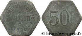 DJIBOUTI
Type : 50 Centimes Chambre de Commerce de Djibouti 
Date : 1920 
Mint name / Town : Djibouti 
Quantity minted : - 
Metal : nickel-zinc 
Diame...