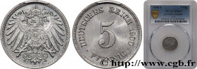 GERMANY
Type : 5 Pfennig 
Date : 1900 
Mint name / Town : Stuttgart 
Quantity minted : 3209000 
Metal : copper nickel 
Millesimal fineness : 900  ‰
Di...