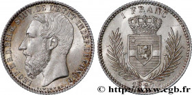 BELGIUM - CONGO FREE STATE
Type : 1 franc 
Date : 1887 
Quantity minted : 20000 
Metal : silver 
Millesimal fineness : 900  ‰
Diameter : 23,41  mm
Ori...