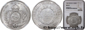 BRAZIL - EMPIRE OF BRAZIL - PETER II
Type : 2000 Reis  
Date : 1863 
Quantity minted : - 
Metal : silver 
Millesimal fineness : 917  ‰
Diameter : 37  ...