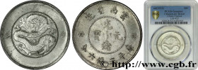 CHINA
Type : 50 Cents Province du Yunnan 
Date : 1911 
Quantity minted : - 
Metal : silver 
Millesimal fineness : 800  ‰
Diameter : 33  mm
Orientation...
