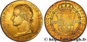 SPAIN - KINGDOM OF SPAIN - JOSEPH NAPOLEON
Type : 320 reales en or 
Date : 1810 
Mint name / Town : Madrid 
Quantity minted : 63660 
Metal : gold 
Mil...
