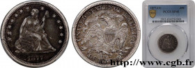 UNITED STATES OF AMERICA
Type : 1/4 Dollar “Seated Liberty” 
Date : 1877 
Mint name / Town : Carson City 
Quantity minted : 4192000 
Metal : silver 
M...