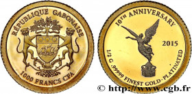 GABON
Type : 1000 Francs CFA Proof Libertad 
Date : 2015 
Mint name / Town : Paris 
Quantity minted : - 
Metal : gold 
Millesimal fineness : 999  ‰
Di...