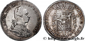 ITALY - GRAND DUCHY OF TUSCANY - PETER-LEOPOLD I OF LORRAINE
Type : Francescone d’argent 
Date : 1780 
Mint name / Town : Florence 
Metal : silver 
Mi...