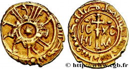 ITALY - COUNTY OF CALABRIA AND SICILY - ROGER II
Type : Tari d’or 
Date : n.d. 
Mint name / Town : Messine ou Palerme 
Metal : gold 
Diameter : 12  mm...