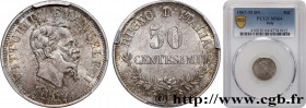 ITALY
Type : 50 Centesimi Victor Emmanuel II 
Date : 1867 
Mint name / Town : Milan 
Quantity minted : 10948179 
Metal : silver 
Millesimal fineness :...