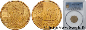 FRANCE
Type : 10 centimes, désaxée à 6 heure 
Date : 2009 
Mint name / Town : Pessac 
Quantity minted : - 
Diameter : 19,75  mm
Orientation dies : 6  ...