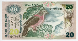 Ceylon 20 Rupees 1979
P# 86a; N# 210443; #K/12 704526; AUNC-UNC