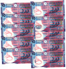 Hong Kong 10 x 10 Dollars 2012
P# 401c; N# 202835; Polymer; UNC