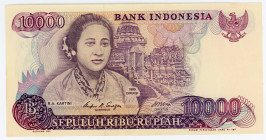 Indonesia 10000 Rupiah 1985
P# 126; N# 209089; # HBY090269; AUNC