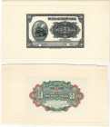 China Russo-Asiatic Bank Harbin 50 Kopeks 1917 Face and Back Proofs
P# S473; Very rare; UNC