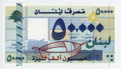 Lebanon 50000 Livres 2004
P# 88; N# 250524; #D054145656; UNC
