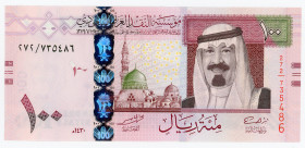 Saudi Arabia 100 Riyals 2016
P# 41; N# 216672; # 027843035; UNC